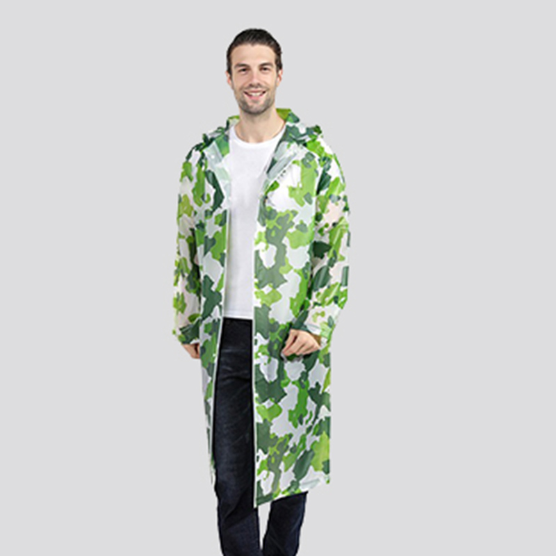 862 Camouflage Adult Raincoat