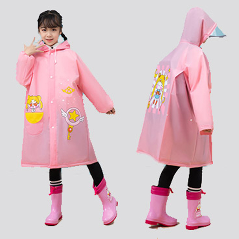 891 Cute Children Cartoon Raincoat