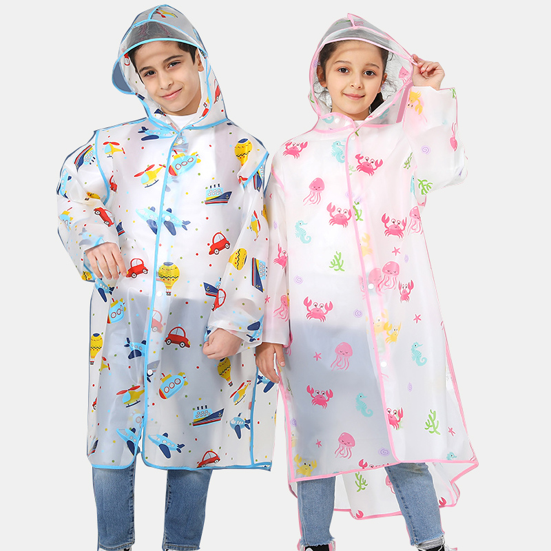 108 Multi-size Raincoat for Kids