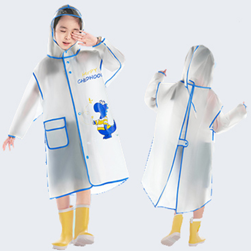 664 Translucent Children Raincoat