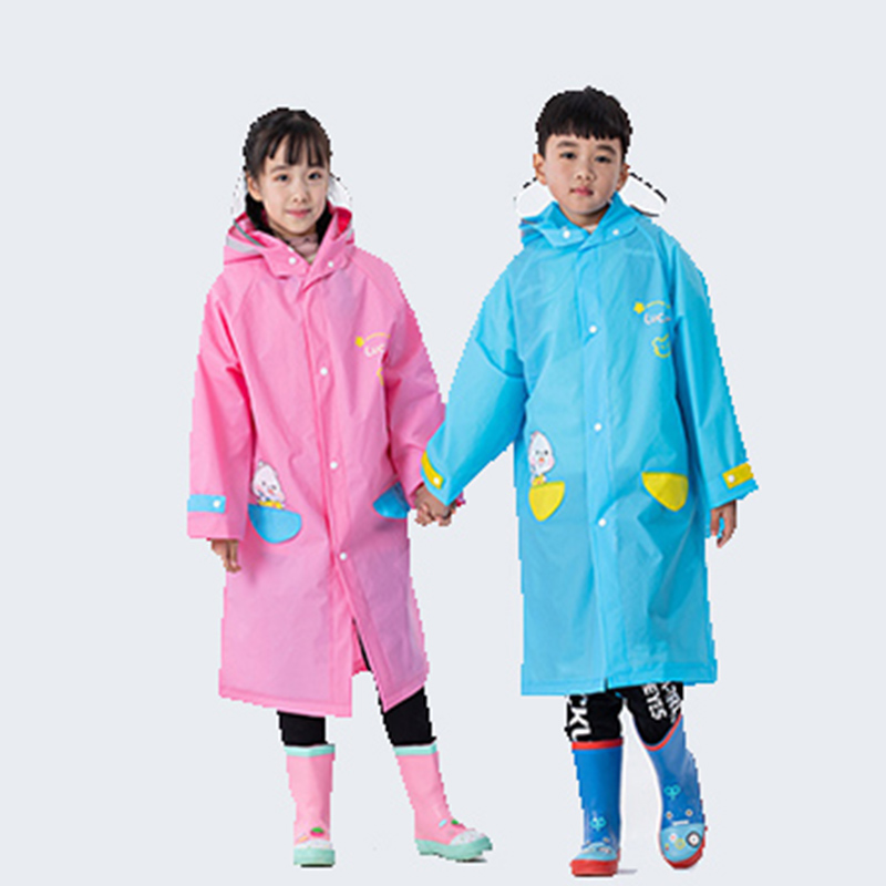886 Cute Bear Children Raincoat