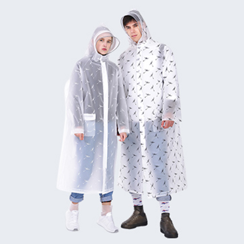 879 Thickness Transparent Raincoat