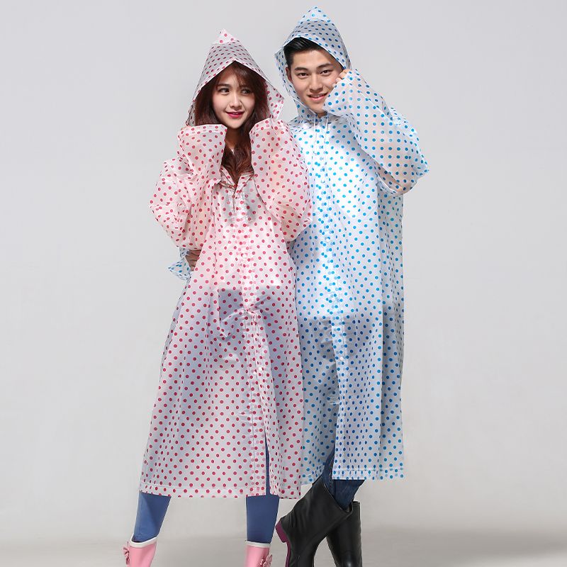 851 PEVA Adult Long Raincoat